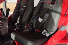 High back seats